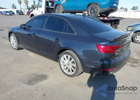 2017 Audi A4 2.0T Premium z USA, uszkodzony, nr VIN WAUGNAF41HN026621